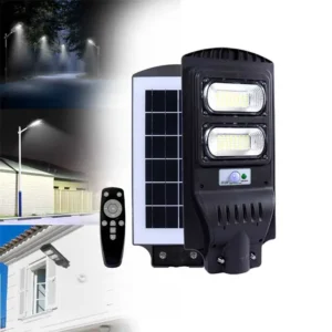 Solar LED Street Lighting waterproof with motion sensor for Home, Garden (60W, Remote Control)