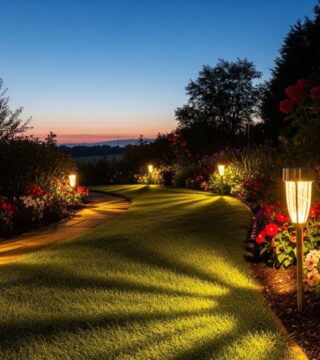 Solar garden lights