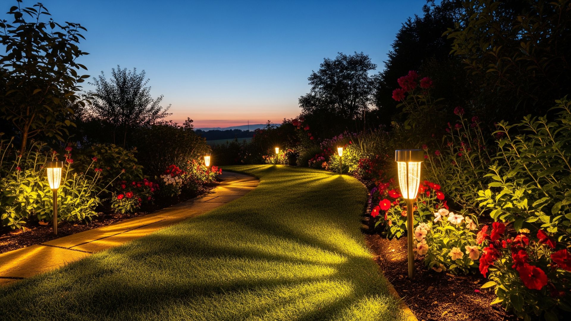 Solar garden lights